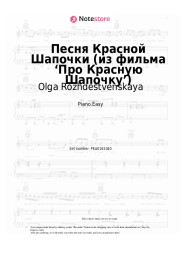 Notas, acordes Olga Rozhdestvenskaya, Alexey Rybnikov - Песня Красной Шапочки (из фильма ‘Про Красную Шапочку’)