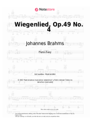 undefined Johannes Brahms - Wiegenlied, Op.49 No. 4