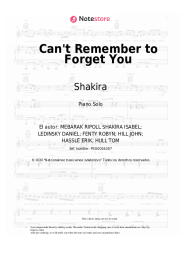 undefined Shakira, Rihanna - Can't Remember to Forget You