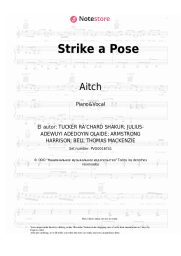 Notas, acordes Young T & Bugsey, Aitch - Strike a Pose
