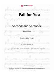 Notas, acordes Secondhand Serenade - Fall for You