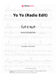 Notas, acordes Tuff E Nuff - Yo Yo (Radio Edit)