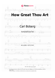 undefined Carl Boberg, Stuart K. Hine - How Great Thou Art