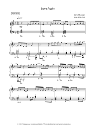 Notas, acordes Daniel Caesar, Brandy - Love Again