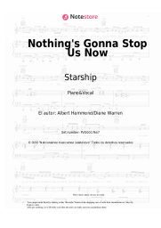Notas, acordes Starship - Nothing's Gonna Stop Us Now
