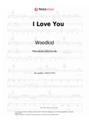Notas, acordes Woodkid - I Love You