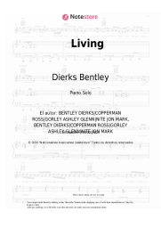 Notas, acordes Dierks Bentley - Living