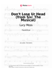 undefined Lucy Moss, Toby Marlow - Don't Lose Ur Head (from Six: The Musical)