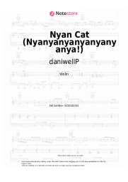 Notas, acordes daniwellP, Hatsune Miku - Nyan Cat (Nyanyanyanyanyanyanya!)