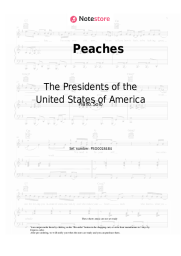 Notas, acordes The Presidents of the United States of America - Peaches