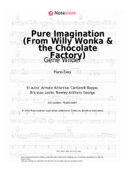 Notas, acordes Gene Wilder - Pure Imagination (From Willy Wonka & the Chocolate Factory)