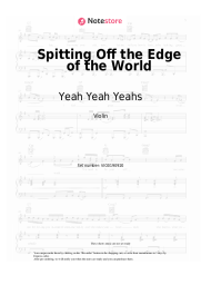 Notas, acordes Yeah Yeah Yeahs, Perfume Genius - Spitting Off the Edge of the World
