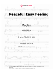 Notas, acordes Eagles - Peaceful Easy Feeling