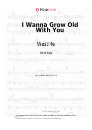 Notas, acordes Westlife - I Wanna Grow Old With You