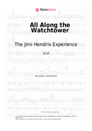 Notas, acordes The Jimi Hendrix Experience - All Along the Watchtower