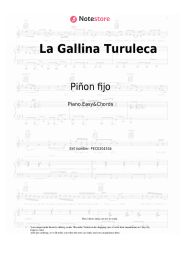 Notas, acordes Piñon fijo - La Gallina Turuleca