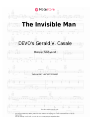 Notas, acordes DEVO's Gerald V. Casale - The Invisible Man