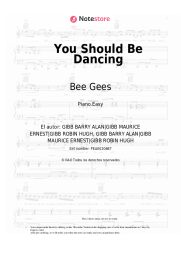 Notas, acordes Bee Gees - You Should Be Dancing