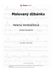 Notas, acordes Helena Vondráčková - Malovaný džbánku