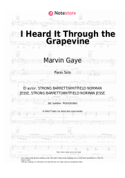 Notas, acordes Marvin Gaye - I Heard It Through the Grapevine