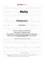 Notas, acordes TERNOVOY - Molly