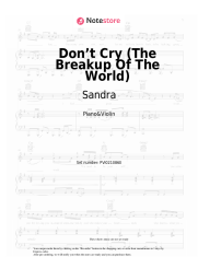 undefined Sandra - Don’t Cry (The Breakup Of The World)