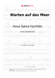 Notas, acordes Feine Sahne Fischfilet - Warten auf das Meer