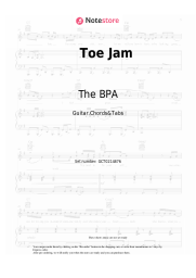 Notas, acordes The BPA, Dizzee Rascal, David Byrne - Toe Jam