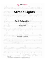 Notas, acordes Red Sebastian - Strobe Lights
