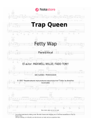 Notas, acordes Fetty Wap - Trap Queen