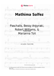 Notas, acordes Paschalis, Bessy Argyraki, Robert Williams, & Marianna Toli - Mathima Solfez