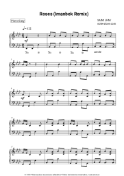 Notas, acordes SAINt JHN - Roses (Imanbek Remix)