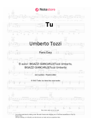 Notas, acordes Umberto Tozzi - Tu