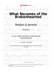 Notas, acordes Robson & Jerome - What Becomes of the Brokenhearted