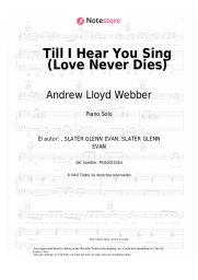 Notas, acordes Andrew Lloyd Webber, Glenn Slater - Till I Hear You Sing (Love Never Dies)