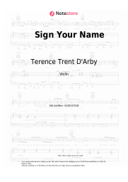 undefined Terence Trent D'Arby - Sign Your Name