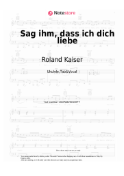 undefined Roland Kaiser - Sag ihm, dass ich dich liebe