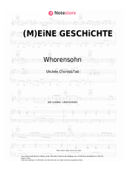 Notas, acordes Whorensohn - (M)EiNE GESCHiCHTE