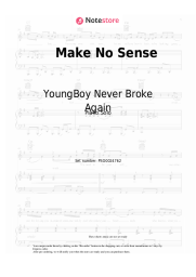 Notas, acordes YoungBoy Never Broke Again - Make No Sense