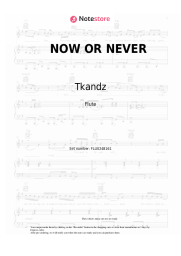 Notas, acordes Tkandz, CXSPER - NOW OR NEVER