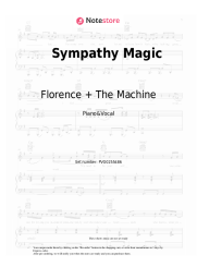 Notas, acordes Florence + The Machine - Sympathy Magic