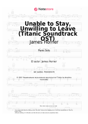 undefined James Horner - Unable to Stay, Unwilling to Leave (Titanic Soundtrack OST)