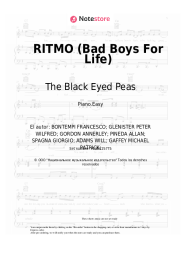 Notas, acordes The Black Eyed Peas, J Balvin - RITMO (Bad Boys For Life)