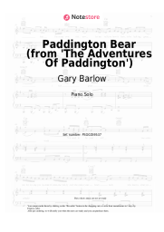 Notas, acordes Gary Barlow - Paddington Bear (from 'The Adventures Of Paddington')