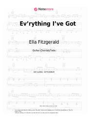 undefined Ella Fitzgerald - Ev’rything I’ve Got