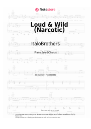 Notas, acordes ItaloBrothers - Loud & Wild (Narcotic)