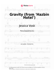 Notas, acordes Jessica Vosk, Alex Brightman, Sam Haft, Andrew Underberg - Gravity (from 'Hazbin Hotel')