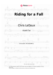 Notas, acordes Chris LeDoux - Riding for a Fall