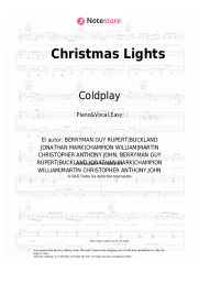 undefined Coldplay - Christmas Lights