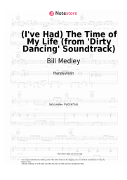 Notas, acordes Bill Medley, Jennifer Warnes - (I've Had) The Time of My Life (from 'Dirty Dancing' Soundtrack)